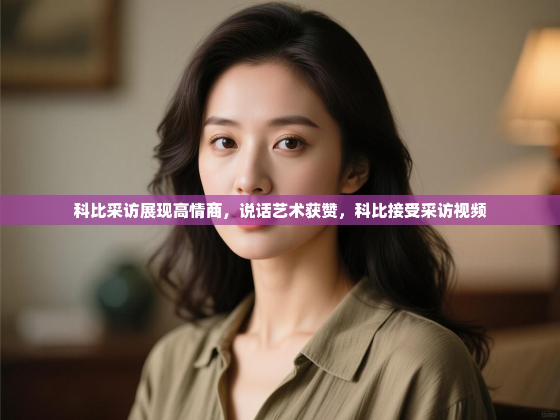 蓝鲸体育直播在线观看免费-科比采访展现高情商，说话艺术获赞，科比接受采访视频  第3张